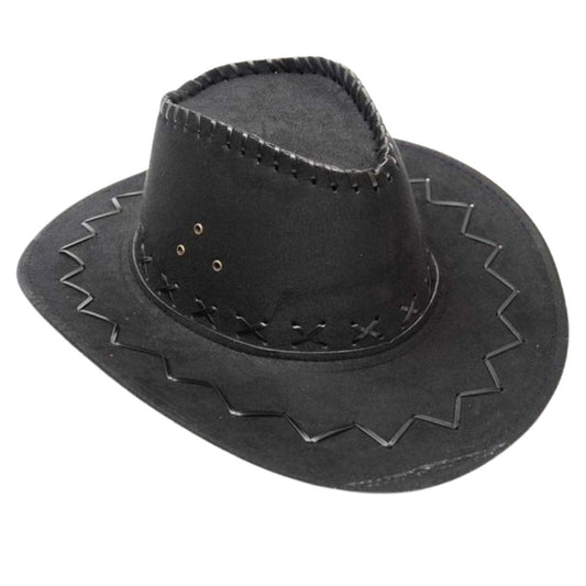Schwarzer Cowboyhut für Kinder