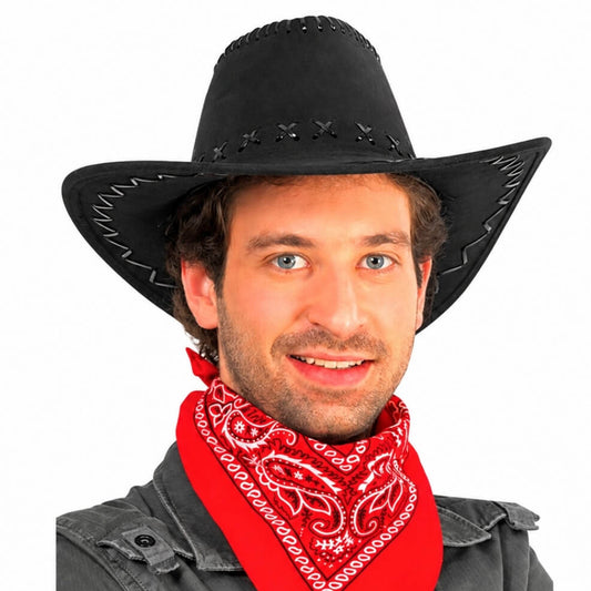 Schwarzer Western Cowboy Hut