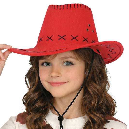 Roter Cowboyhut für Kinder
