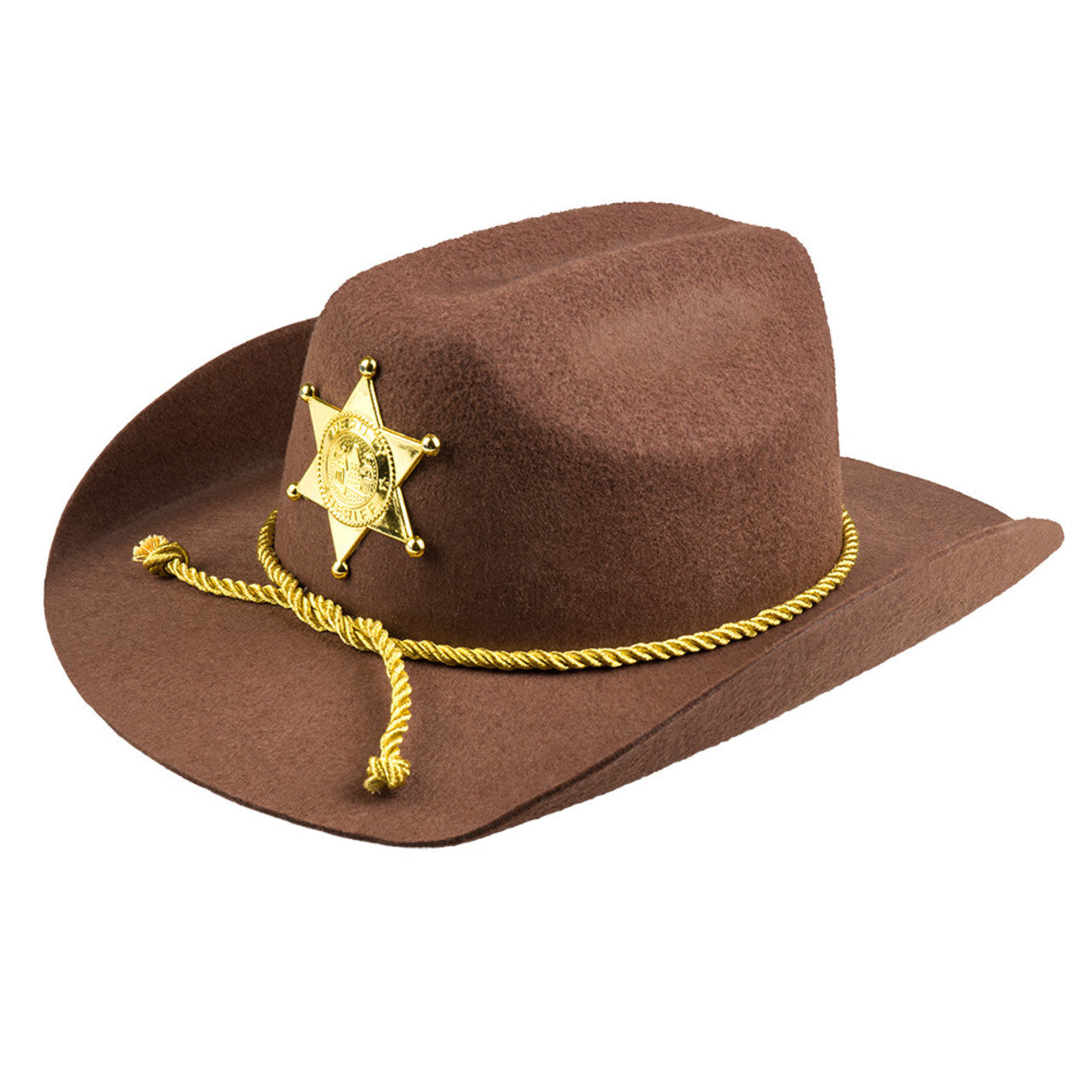 Cowboyhut-Sheriff braun