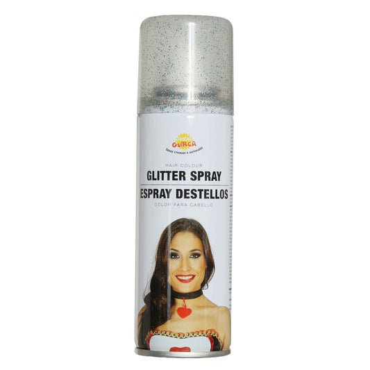 Mehrfarbiges Glitzer-Haarspray
