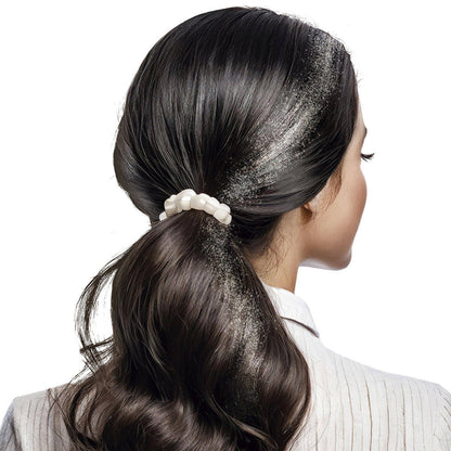 Silbernes Glitzer-Haarspray