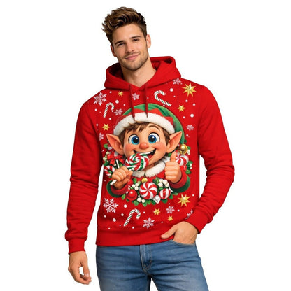 Weihnachts-Elfen-Sweatshirt für Herren