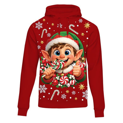 Weihnachts-Elfen-Sweatshirt für Herren
