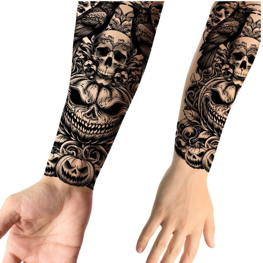 Tattoos unheimlichen Kürbissen