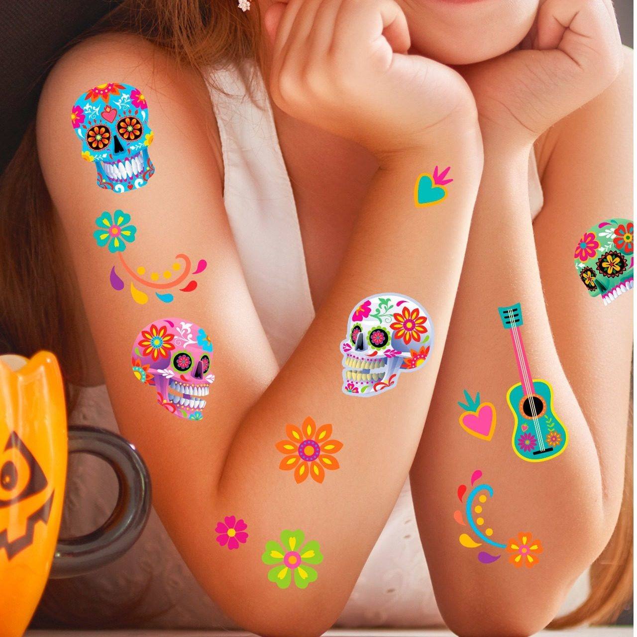 Catrina-Tattoos für Kinder