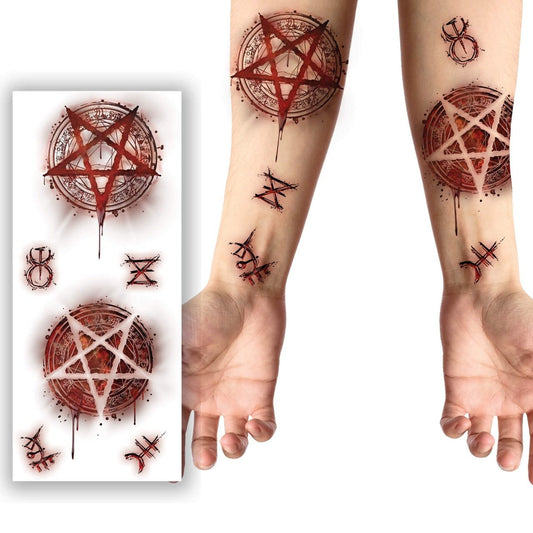 Satanische Horror-Tattoos