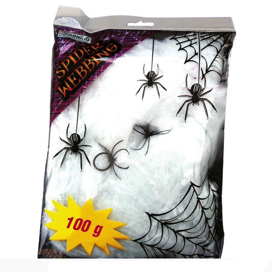 Weißes Spinnennetz 100g