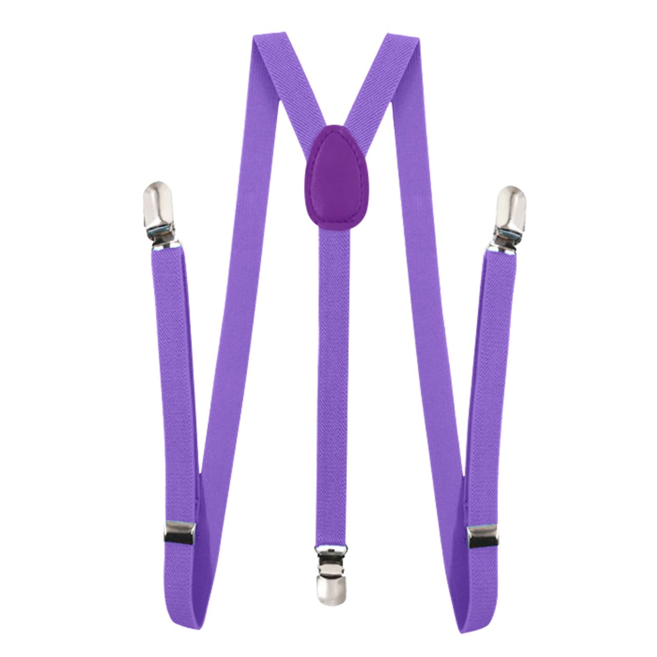 Violette Hosenträger für Kinder