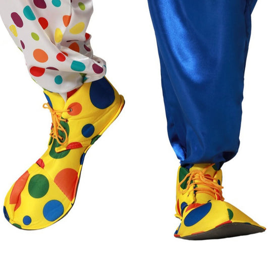 Mehrfarbige Clownschuhe für Kinder