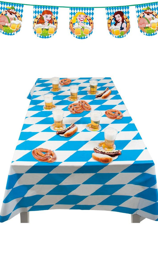 Tischdecke Oktoberfest Rauten