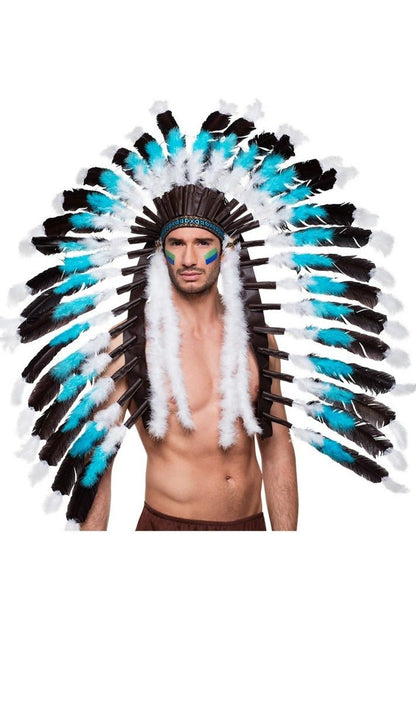 Indianer Federschmuck Premium