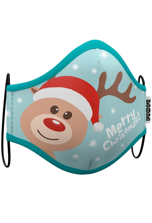 Stoffmaske Weihnachten Renntier für Erwachsene