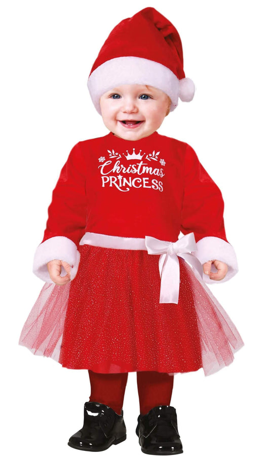 Weihnachtsfrau-Prinzessin-Kostüm für Babys
