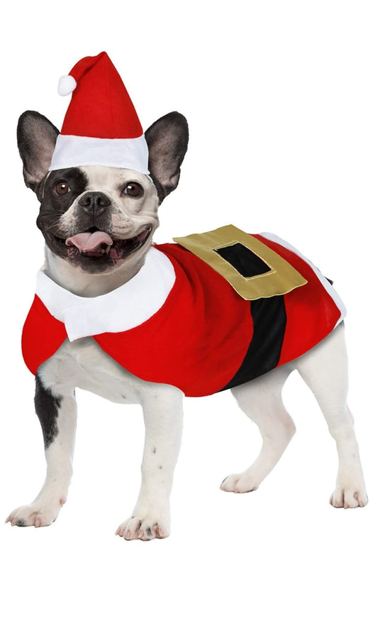 Weihnachtsmann Eco kostüm für Haustiere