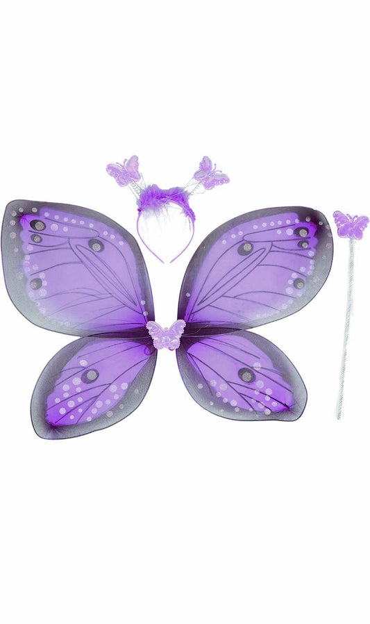 Set Schmetterling Violett
