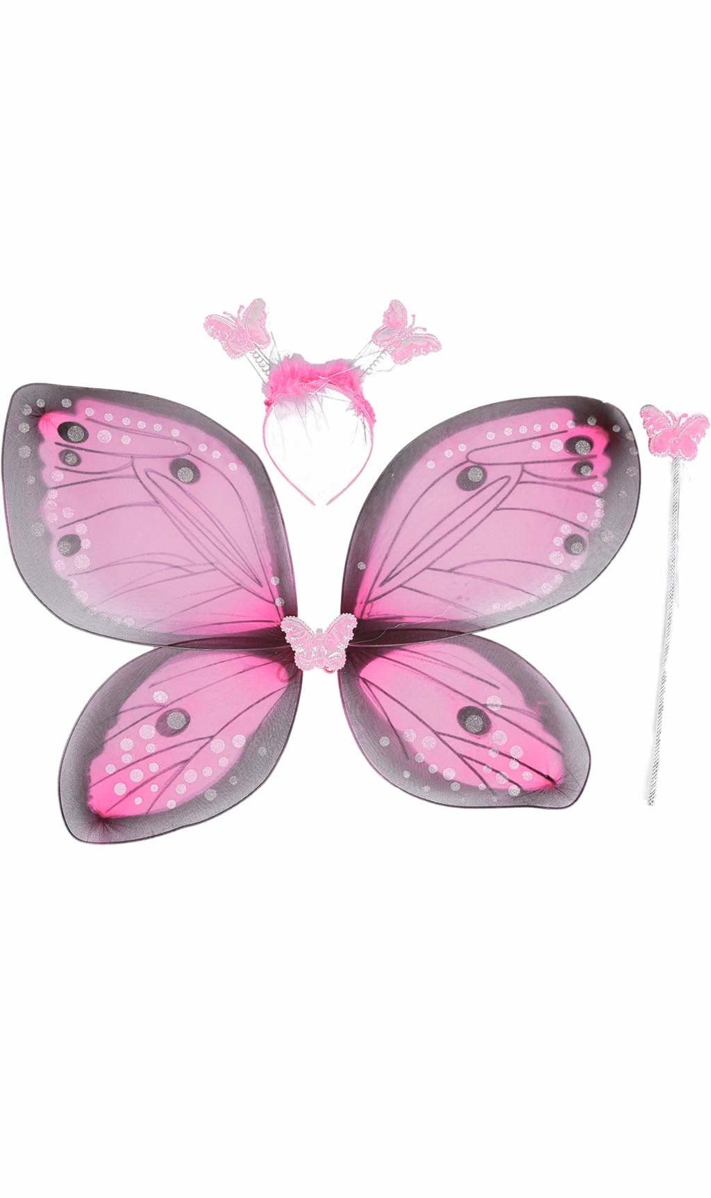 Schmetterling Rosa Set