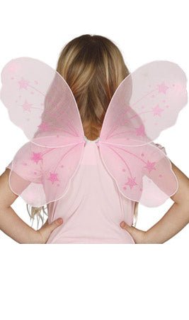 Sterne Flügel rosa für Kinder