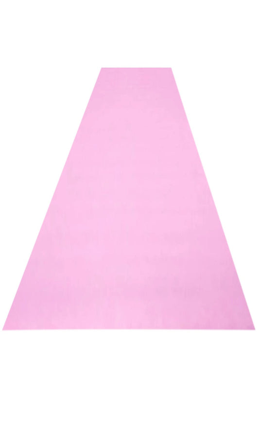Langer Teppich rosa