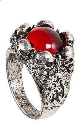 Totenkopf Ring Rot