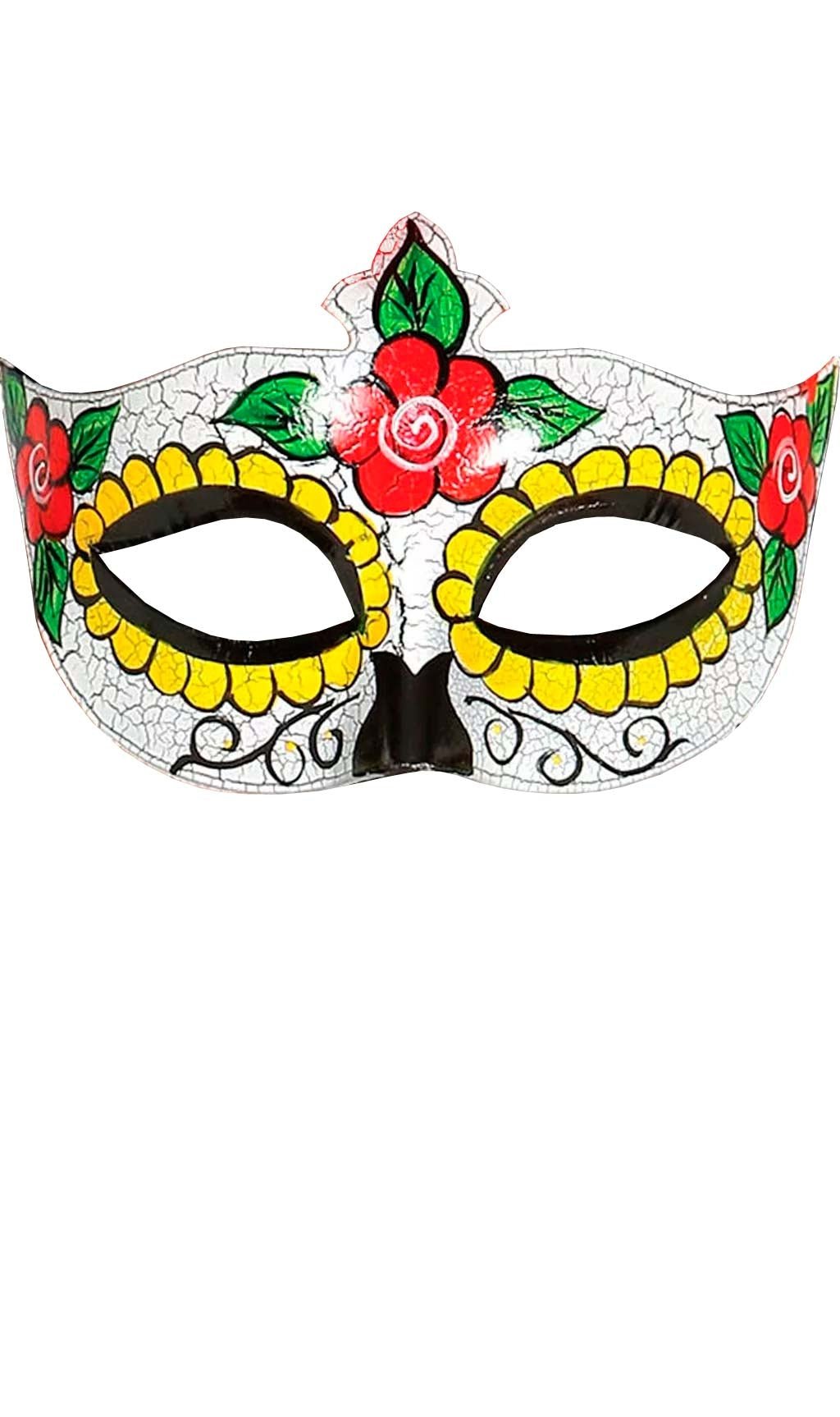 Catrina Blumen Maske