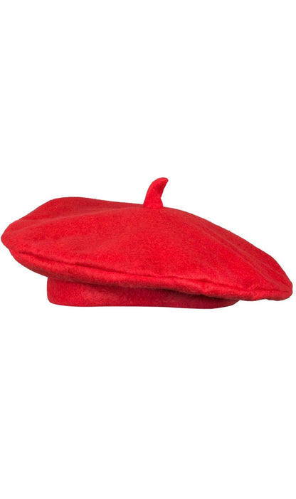 Baskenmütze Rot Eco