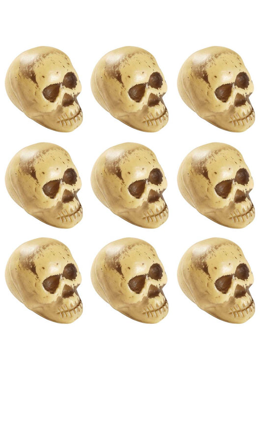 Beutel 9 Kleine Totenköpfe