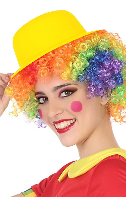 Clown Melone Gelb beflockt