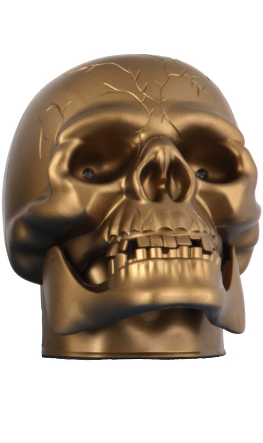 Totenkopf golden mit Stimme