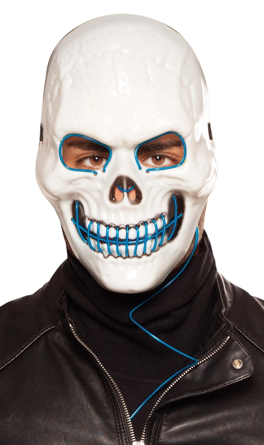 Leuchtende Totenkopf Maske