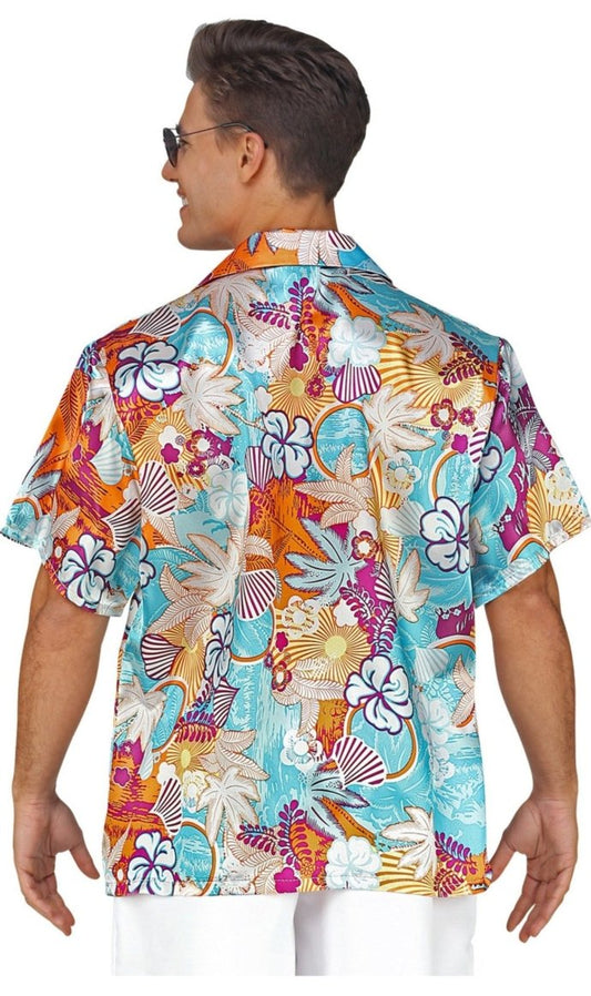 Hemd XL Hawaii Blumen