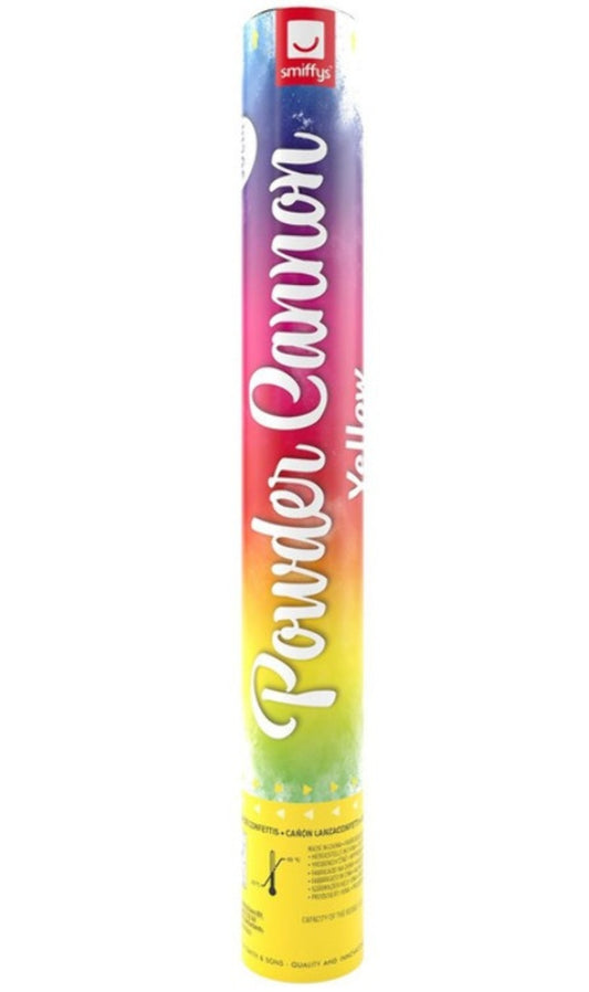 Gelbe Holi-Pulverkanone