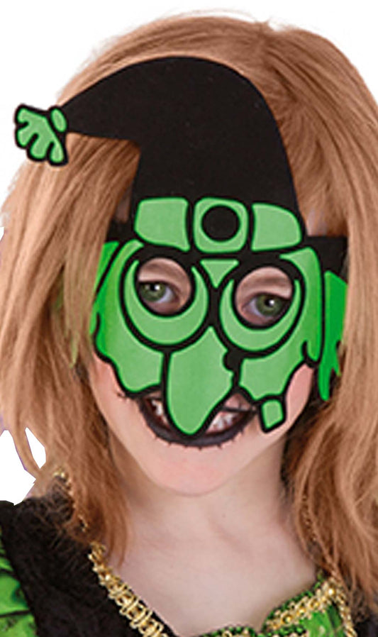 Witzige Hexe Maske für Kinder