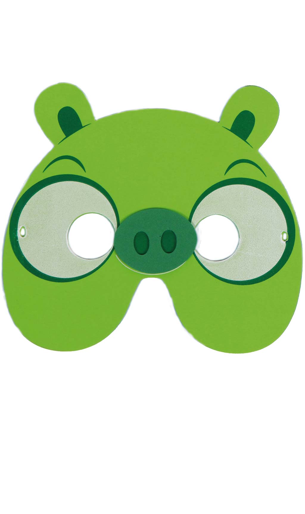 Grüne Piggy Videospiel Maske