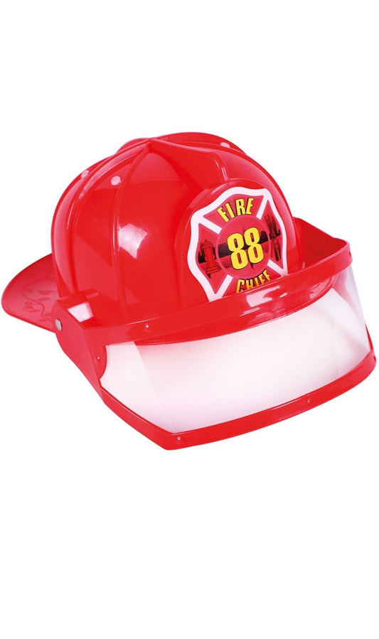 Feuerwehrhelm mit Visier für Kinder
