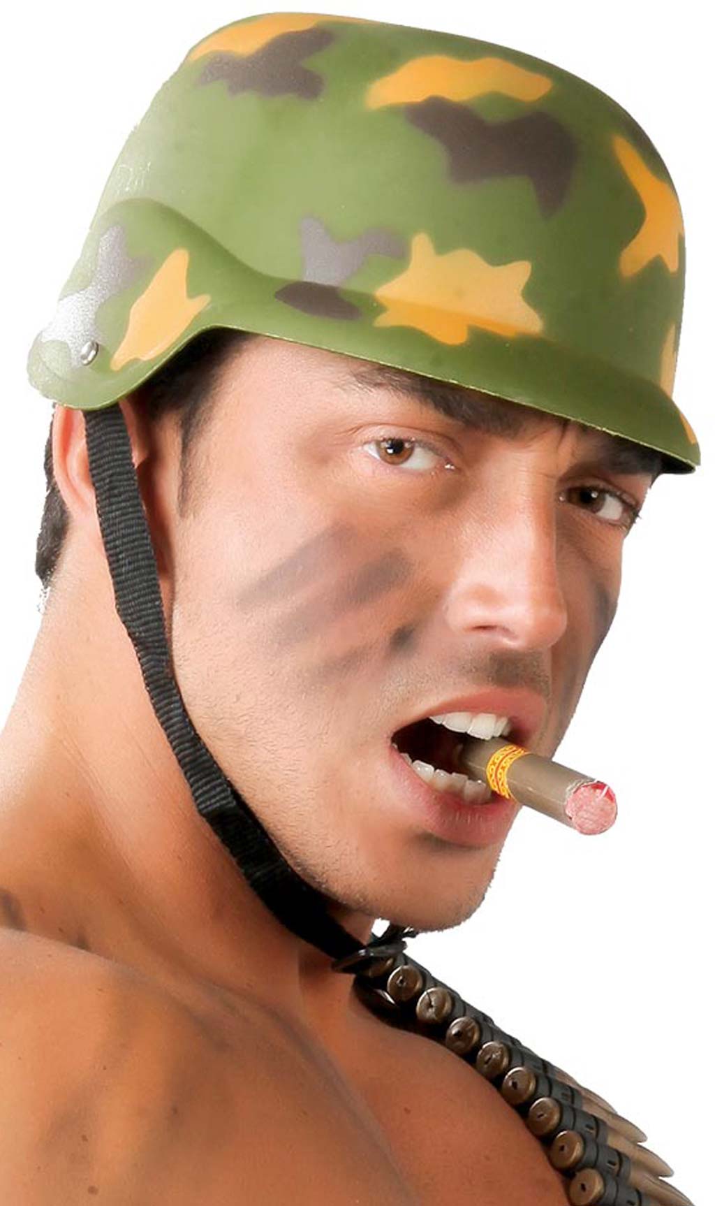 Camouflage-Militärhelm