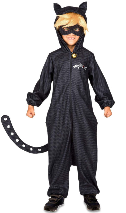 Disfraz de Cat Noir™ Kigurumi infantil I Don Disfraz