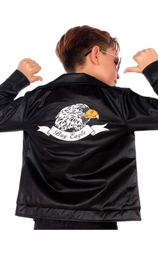 Cazadora de rock Negra para niño I Don Disfraz