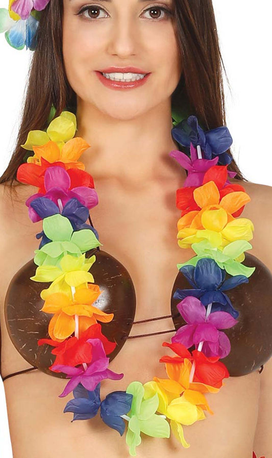 Hawaiianische Halskette Hibiskusblüte