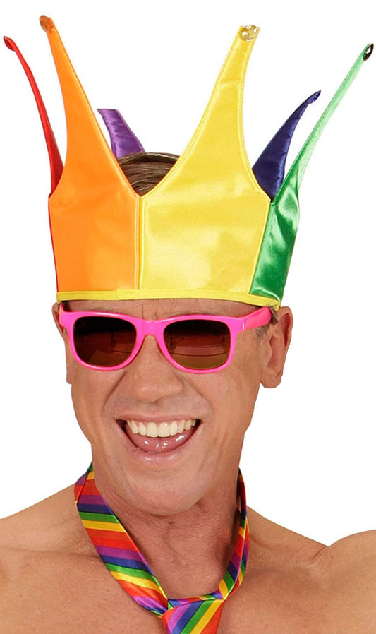 Mütze Krone Regenbogen
