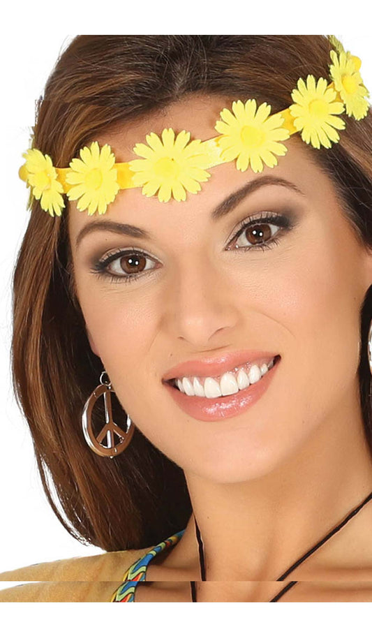 Haarband Gelbe Gänseblümchen
