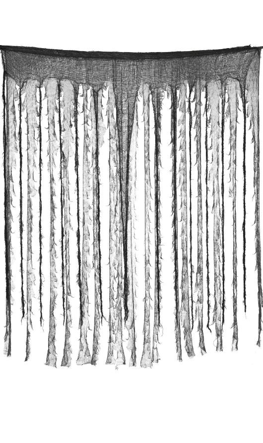 Vorhang schwarz Halloween