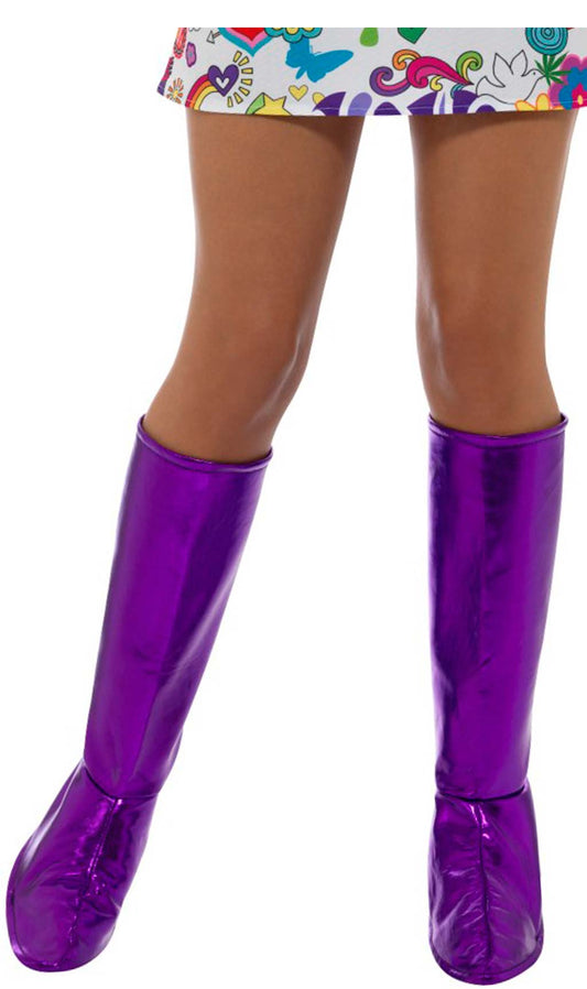 Stiefelüberzieher violett