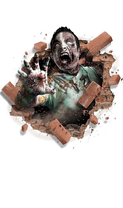 Zombie-Wandtattoo