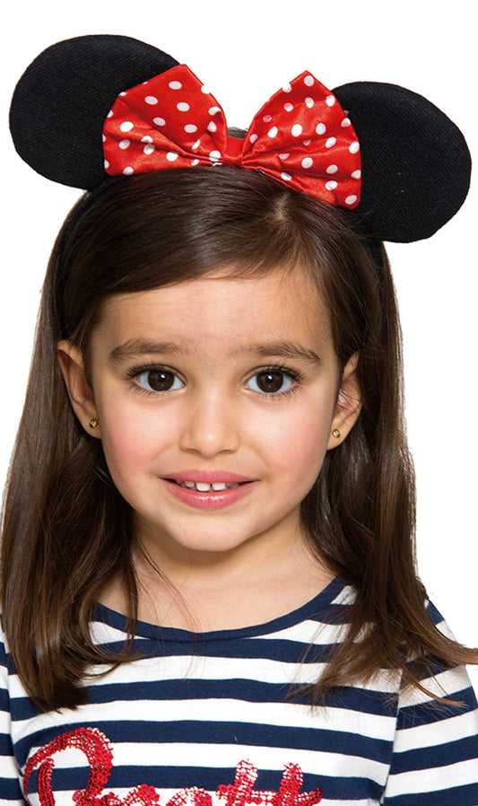 Haarreif mit Minnie Ohren für Kinder