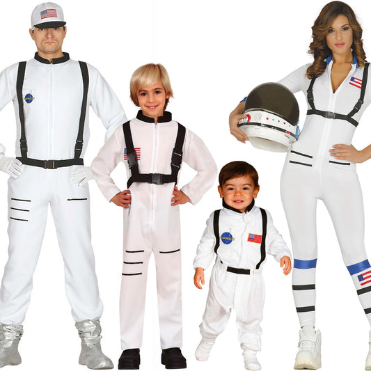 Disfraces en grupo de Astronautas