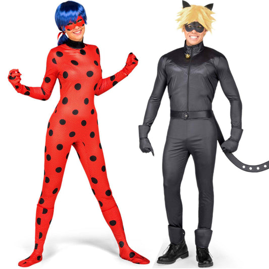 Disfraces en pareja de Ladybug y Cat Noir