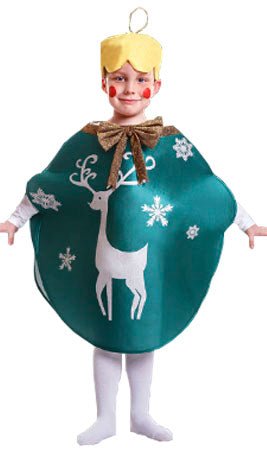 Disfraz de Bola Navidad Verde infantil I Don Disfraz
