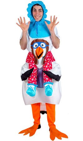 Disfraz de Bebé sobre Cigüeña Aviadora adulto I Don Disfraz