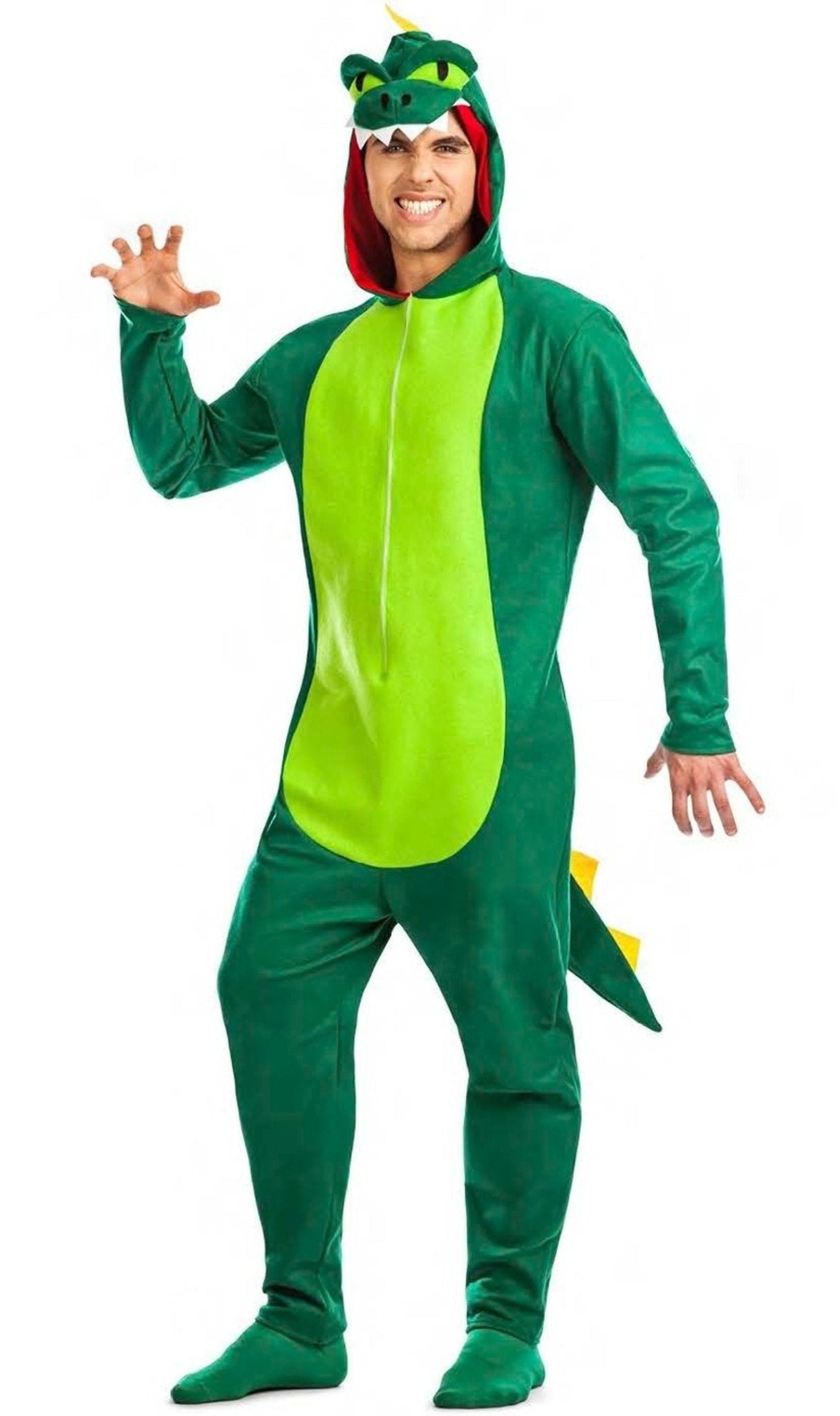 Wildes Dinosaurier Kostüm für Erwachsene